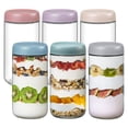 thumbnail image 1 of Frascos de vidrio NETANY, paquete de 6 unidades, 710 ml, con tapas herméticas para almacenamiento de alimentos, 1 of 7