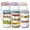 Multicolor-6pack-24oz, variant on 6-Pack 16 oz Glass Overnight Oats Containers with Airtight Lids, Wide Mouth Mason Jars for Food Storage, Snacks, Yogurt, and Salad