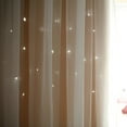 thumbnail image 5 of Orchip Kids Beige Solid Print Rod Pocket Blackout Curtain Liners, 39.37 x 78.74 in, 5 of 7