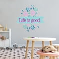 thumbnail image 2 of Pattern Wall Decals for Family Living Room - Flowers Pattern Flower DIY & Creativity Boy Girl Bedroom Wall Sticker - Size: 30 In x 30 In, 2 of 5