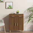 thumbnail image 1 of vidaXL Sideboard Brown Oak 69.5x34x90 cm Engineered Wood, 1 of 5