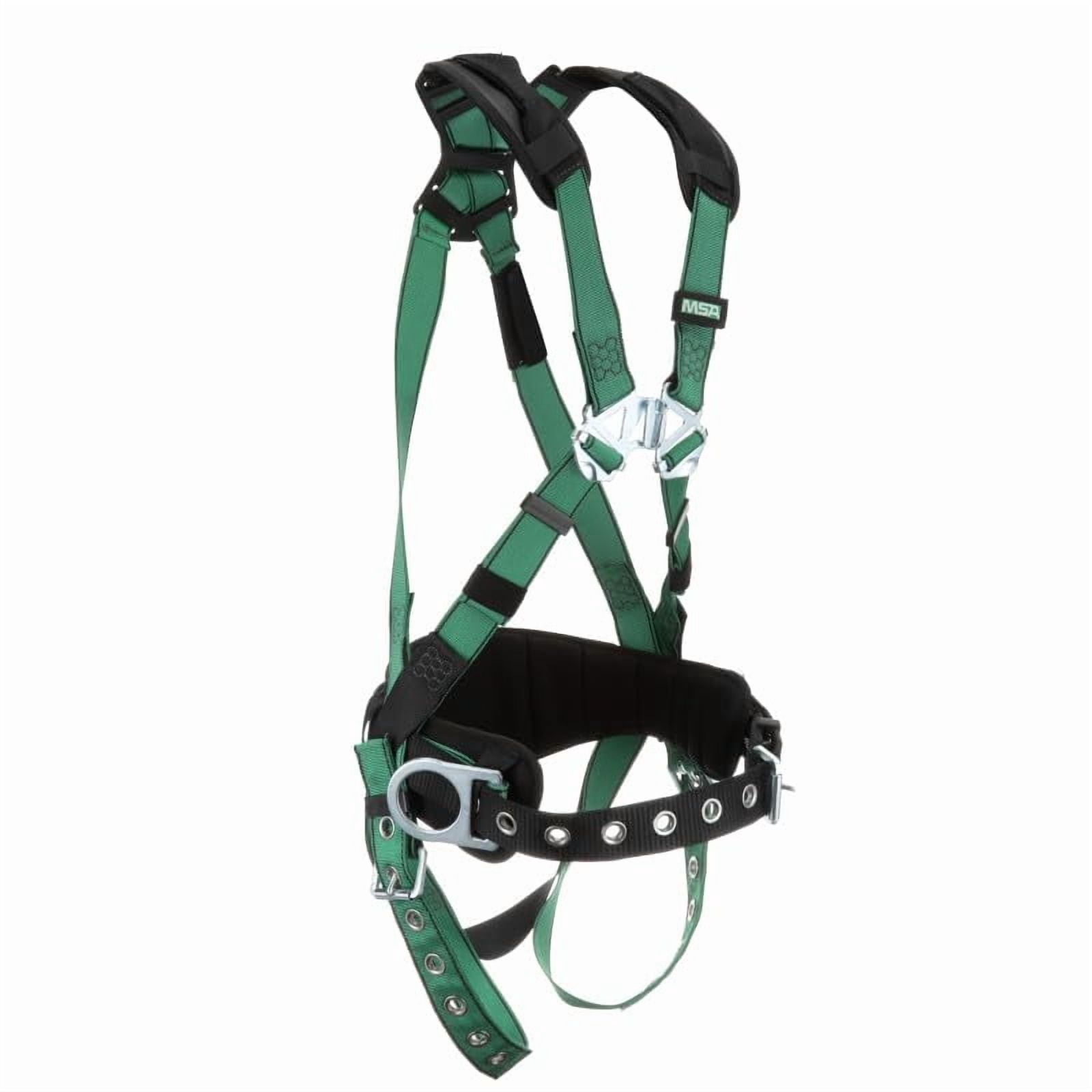 Msa Safety Full Body Harness,V-FORM,XL 10197365