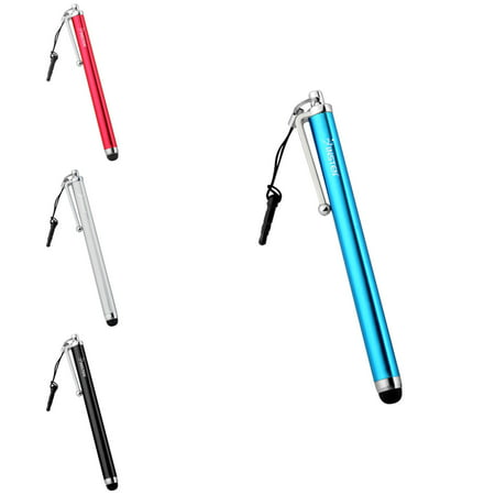 Insten 4 Color Set Touch Screen Stylus Pen with 3.5mm Dust Plug Cap For Touch Screen Device iPhone Cellphone Tablet Nextbook Visual Land TG-TEK RealPad Barnes & Noble Samsung Galaxy E A Tab 4 3 2