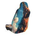 thumbnail image 2 of Daiia Colorful Cloud Shepherd Dog Printed Car Seat Cover - Waterproof & Sweatproof - Universal Fit, Machine Washable, Non-Slip - Seat Protector for Car, Truck, SUV, Van (1 Pack), 2 of 5