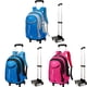 thumbnail image 2 of Mochila con ruedas Mochila escolar con ruedas a prueba de salpicaduras creativa de 2 ruedas, 2 of 3