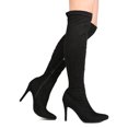 thumbnail image 2 of New Women DbDk Sofia-8 Faux Suede Over The Knee Pointy Toe Stiletto Boot, 2 of 3