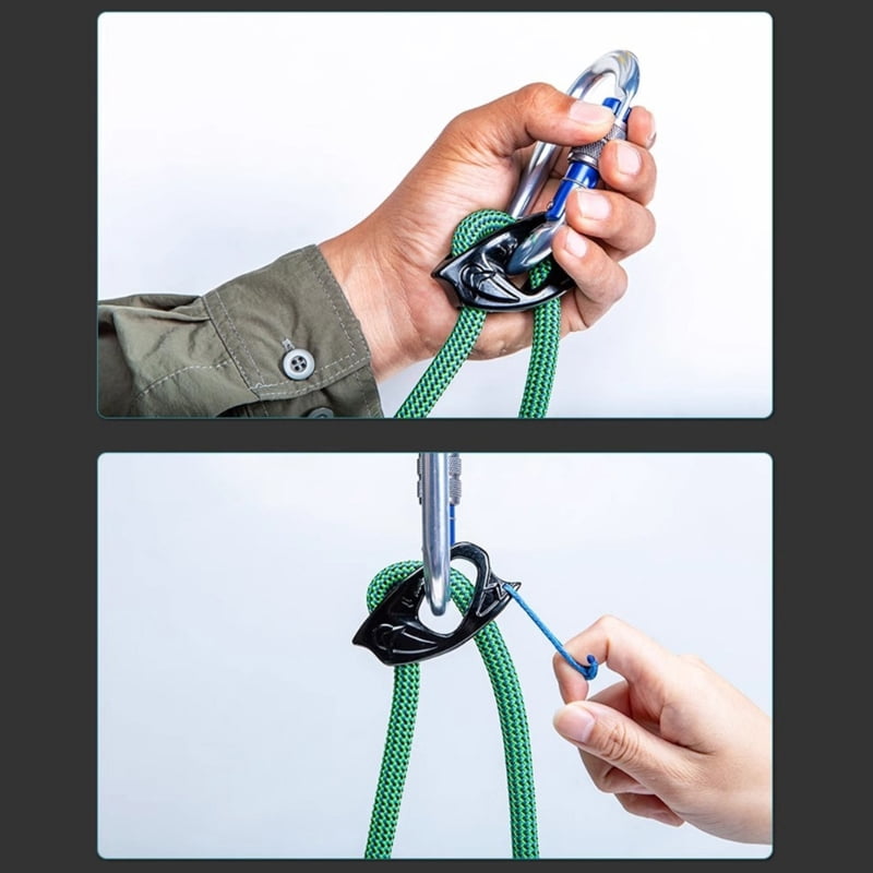 Compacts Climbing Rope Adjuster Aluminum Alloys Climbing Ascender Easy to Use