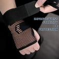 thumbnail image 5 of Vlela Copper Wrist Brace for Carpal Tunnel Wrist Support with Adjustable Elastic Strap Wrist Band Hand Wraps for Carpal Tunnel, Arthritis, Tendonitis Pain Relief, 5 of 7