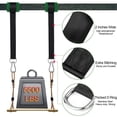 thumbnail image 2 of Werflyto Safe Tree Swing Kit de correas para colgar, 3 pies/10 pies/15 pies/20 pies, resistente, soporta 5500 libras, correas extra largas ajustables para columpio de árbol, forma fácil y rápida de co, 2 of 7