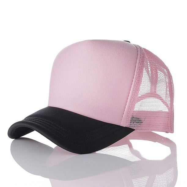 1 PCS Free Custom Logo Baseball Cap Kids Personality DIY Design Trucker Hat 100% Polyester Hats Blank Mesh Cap Boys Girl CasquetAdult(54-58cm)&with logo Gao Jinjia LED