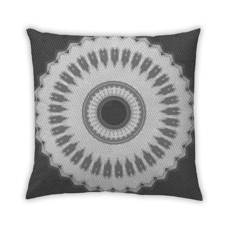 Ahgly Company Outdoor Square Contemporary Throw Pillow, 18 inch by 18 inch