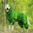 thumbnail image 1 of Pet Dog Raincoat Reflective Waterproof Zipper Clothes High Neck Hooded Jumpsuit for Small Big Dogs Overalls Rain Cloak Labrador, 1 of 1