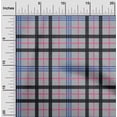 thumbnail image 1 of oneOone Polyester Lycra Light Gray Fabric Madras Check Fabric For Sewing Printed Craft Fabric By The Yard 56 Inch Wide, 1 of 4