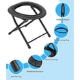 thumbnail image 6 of Wadeo Portable Toilets with 15 Disposable Toilet Bags, 6 of 7