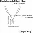 thumbnail image 2 of TYHLZJ Women Lightweight Stainless Steel Spider Man Spider Pendant Necklace Fashion Accessories, 2 of 2