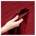 thumbnail image 5 of 18"- 21" Extra Deep Pocket Fitted Sheet for High Mattress - Hotel Luxury Silky Soft Double Brushed Microfiber Sheet, Wrinkle Bed Sheet, XL - Burgundy Red, 5 of 8