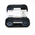 thumbnail image 1 of Graflsoa Arduino-Compatible Metal Robot Tank Chassis with 12V Motors, DIY Assembly Kit, Silver/Black/Blue Options, No Battery Included, 1 of 6