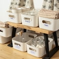 thumbnail image 7 of 50 Pcs Wire Shelf Label Holder 1.65x1.65 Inch, Plastic Merchandise Sign, 7 of 7