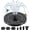 3.5w, variant on Solar Fountain, Floating Solar Water Pump with 6 Nozzles & 4 Fixed Pipes, Solar Fountain for Bird Bath, Garden, Pond, Pool