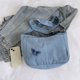 thumbnail image 4 of Bolso bandolera de lona para mujer, Bolso de mensajero informal Vintage, Bolso de viaje escolar para mujer, 4 of 9