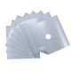 thumbnail image 5 of WORGEOUS Fundas para quemadores de estufa de 5 piezas Protector de estufa de gas duradero Revestimiento de placa superior reutilizable Forros de estufa Almohadilla limpia (plateada, 27x27x0.08 cm), 5 of 8