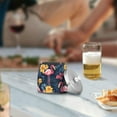 thumbnail image 5 of Yayeee Ashtray with Lid for Cigarette Smokeless Stainless Steel Home Ash Holder, Red Floral Flamingo, 5 of 7