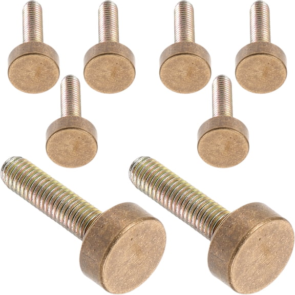 ORDDIART Brass Screws With Caps 8 Pcs Hardware