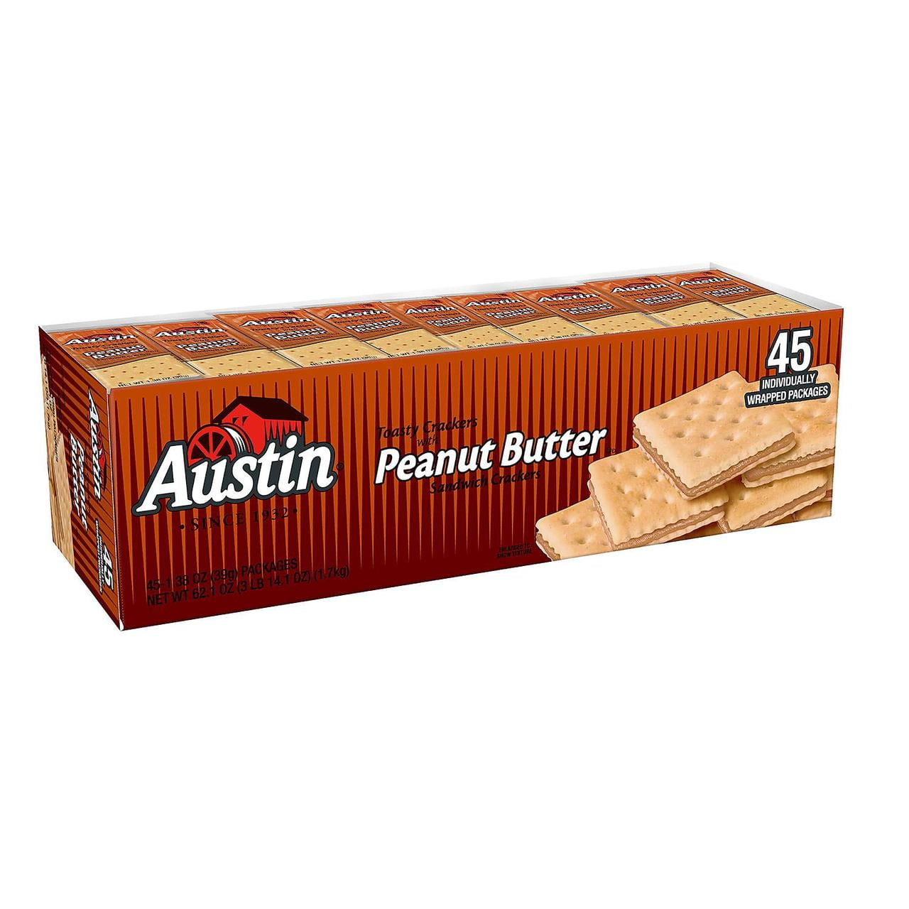austin toasty crackers with peanut butter austin toasty crackers with peanut butter