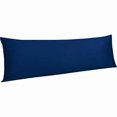 thumbnail image 1 of Chenchen Egyptian Cotton Body Pillowcase - 500 Thread Count Cotton Body Pillow Cover - Soft and Breathable Envelope Closure Body Pillowcase for Adults, 20x54 Inches, Navy Blue, 1 of 1
