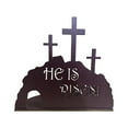 Easter Tree Easter Resurrection Scene Set He Is Risen Wooden Tabletop