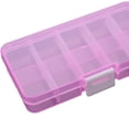 thumbnail image 3 of 10 Grids Transparent Storage Box Tools Empty Case jewelry storage case; Plastic Jewelry Container Parts Organizer, 3 of 6