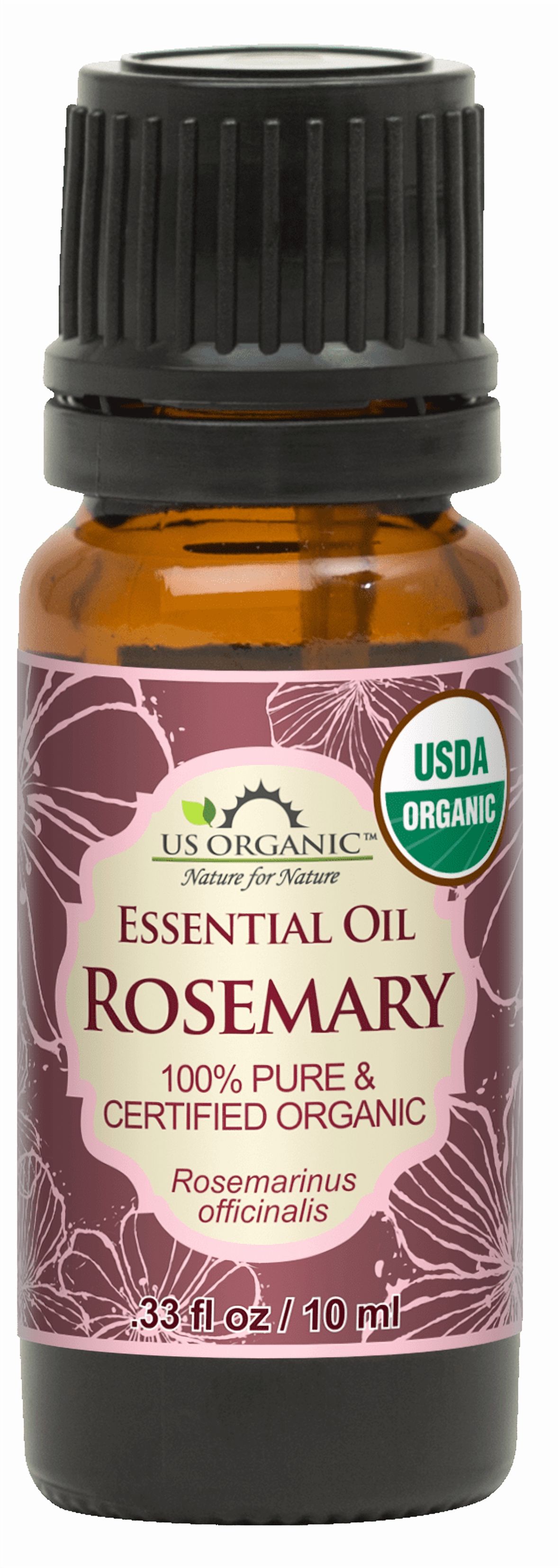 US Organic Rosemary Essential Oil, 100% Pure Certified USDA Organic, 30 ml