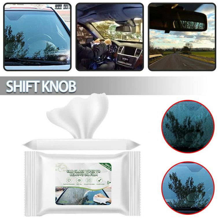 Window Cleaner Wipes  10pcs Car Oil Film Remover