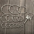 thumbnail image 5 of Uxcell 1.38" Dia Detachable Binder Rings Index Snap Metal Clips, Silver Tone 20 Pack, 5 of 5