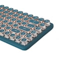 thumbnail image 1 of Teclado TISHLED, máquina de escribir, interruptores mecánicos inalámbricos, verdes, 1 of 7
