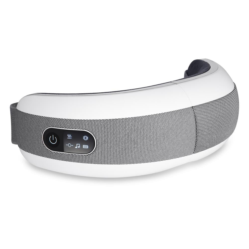 SereneLife SLEYMSG110 Smart Eye Massager Temple & Eye Mask Visor Massage System with Heat