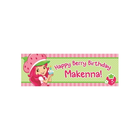 - Personalized Strawberry Shortcake Berry Birthday Banner - 72