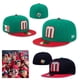thumbnail image 2 of Gorra de tamaño cerrado de la selección nacional de México Gorra de hip hop bordada de México Gorra de béisbol con sello completo, 2 of 5