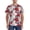 Lilies Flowers, variant on Patriotic Star Print Men's Dry Fit Mesh Athletic Shirts Moisture Wicking Tennis T-Shirt Tops
