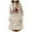 Beige, variant on Womens Christmas Casual Solid Color Printing Pullover Hooded Pocket Long Sleeve Dress Sweatshirts