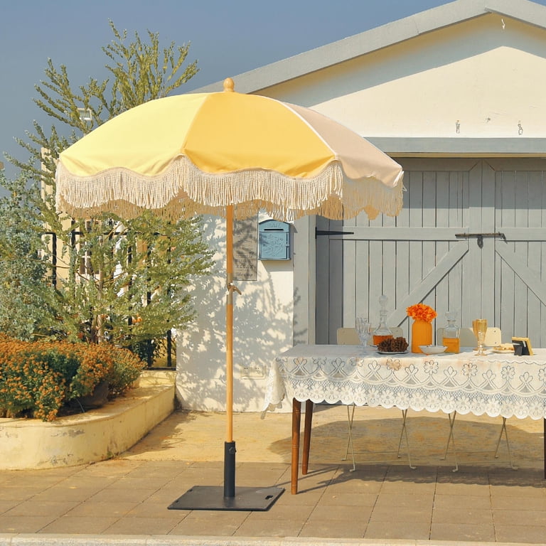 abba yellow patio umbrella Lyon market umbrella Lyon | 11ft Market Patio