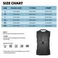 thumbnail image 4 of Kdxio Black Spider On Web for Men's Muscle T-shirt,Sleeveless for Workout Running Athletic Gym Lounge Casual, 4 of 5