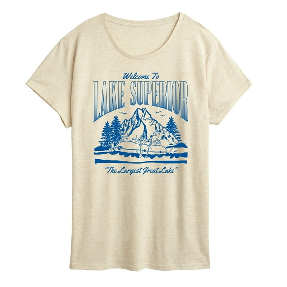Peanuts - Welcome To Lake Superior - Women's Short Sleeve Graphic T-Shirt