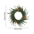 thumbnail image 3 of Qwtwty Christmas Wreath for Front Door, Farmhouse Artificial Winter Garlands for Wall Window Porch Home Indoor Outdoor Christmas Decoration, 3 of 8