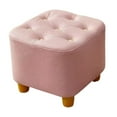 thumbnail image 2 of Abbracc Small Footstool Anti Slip Decorative Ottoman Stool for Bedroom Doorway Couch Pink, 2 of 9