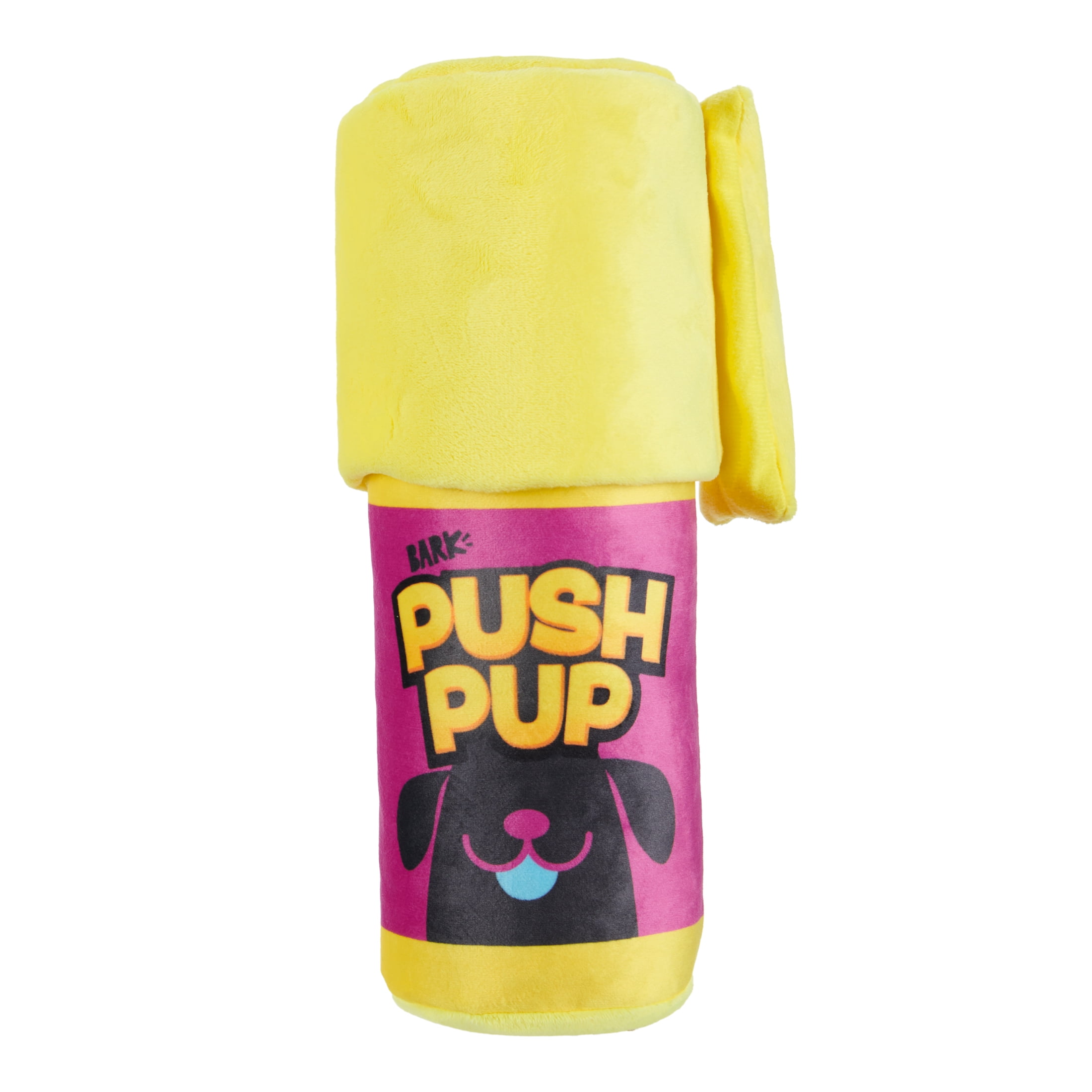 BARK Push Pup Halloween Dog Toy Packed With Extra Fluff, Crazy Crinkle and A Squeaker, Great For S-M Dogs