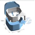 thumbnail image 2 of RV Caja para dentaduras postizas alveolares de doble capa: juego de dentaduras postizas sanitarias de doble propósito para almacenar y remojar protectores, aparatos ortopédicos e instrumentos dentales, 2 of 5