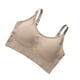 thumbnail image 2 of Guardurnaity Bralette transpirable para mujer, sujetador sin costuras suave y agradable para la piel, sujetador sin costuras Ropa interior Caqui poco profundo, 2 of 6