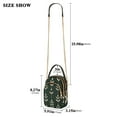 thumbnail image 2 of FORMRS Crossbody Bag for Women Shoulder Cell Phone Purse with Zipper, Green Plants, 2 of 7