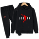thumbnail image 4 of Conjuntos de chándal para niños, ropa para bebés, niños y niñas, trajes deportivos de moda, sudaderas con capucha y pantalones, chaqueta de marca, ropa para niños, 4 of 5